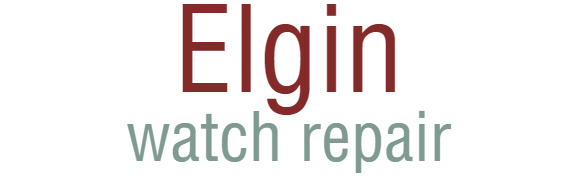 Elgin watch repair shops discount